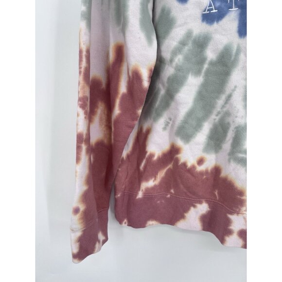 Atticus Crew Neck Fleece Pullover Sweatshirt sz M Medium NWOT Flower Graphic - Picture 12 of 12